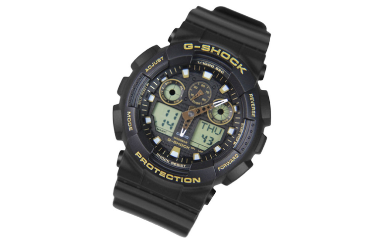 CASIO G-Shock Analog-Digital 'Black' GA-100GBX-1A9