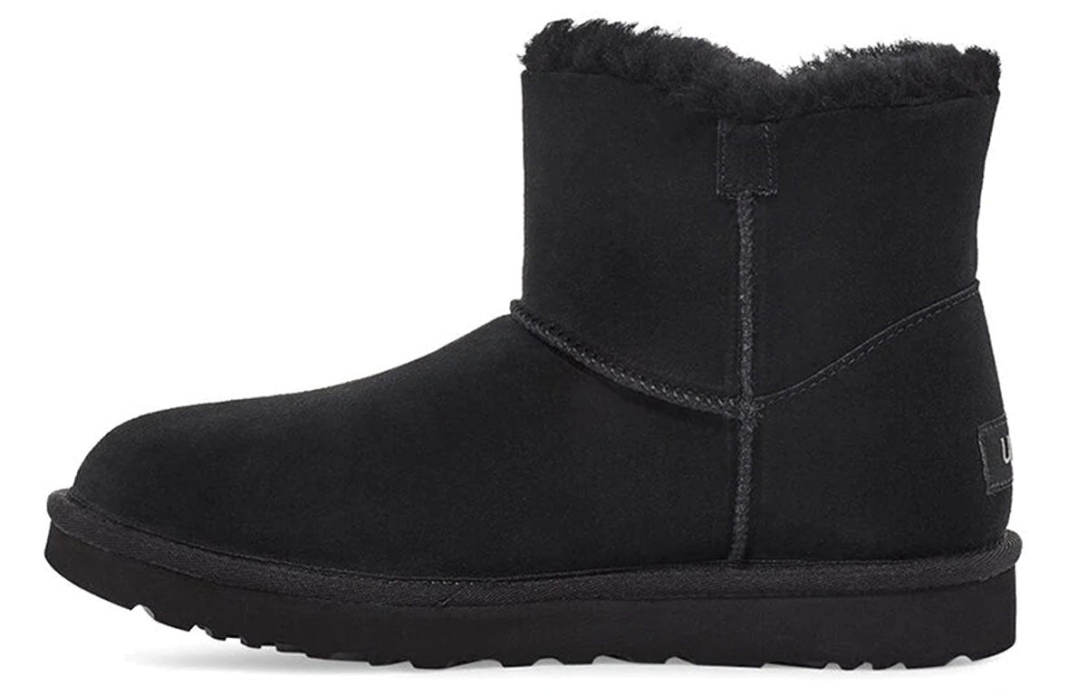 (WMNS) UGG Mini Bailey Button Gem Classic Boot 'Black' 1119000-BLK
