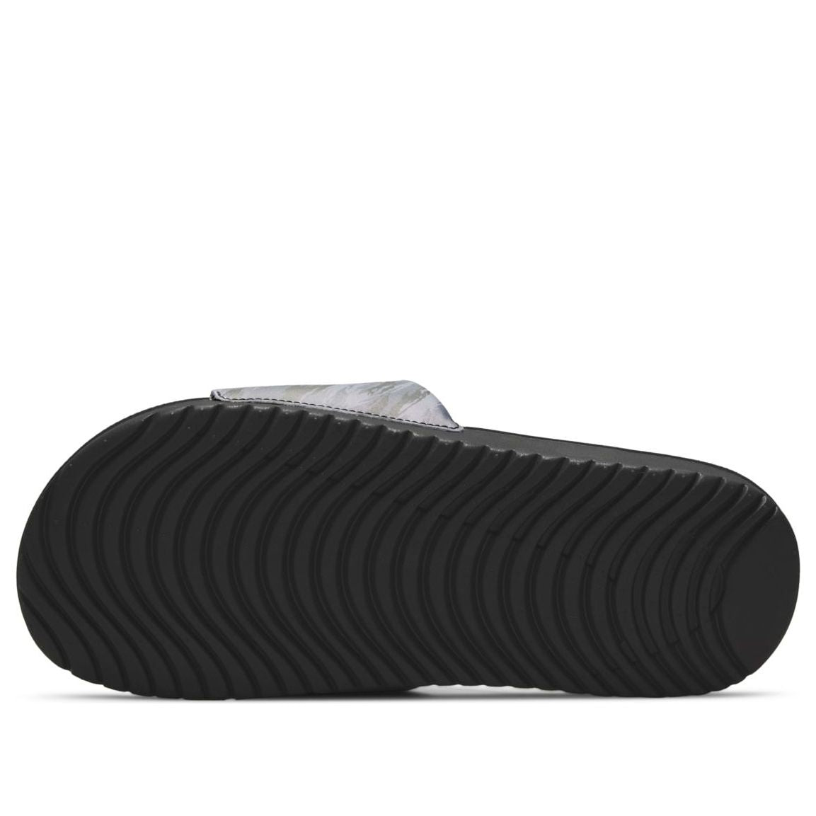 (GS) Nike Kawa SE Slide 'Black Pure Platinum Camo' DN3970-001
