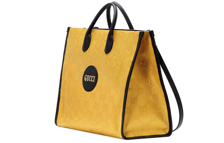 Gucci Off The Grid OTG Environmental Friendly Series Logo Large Capacity Unisex / Yellow / Black 630353-H9HAN-7673