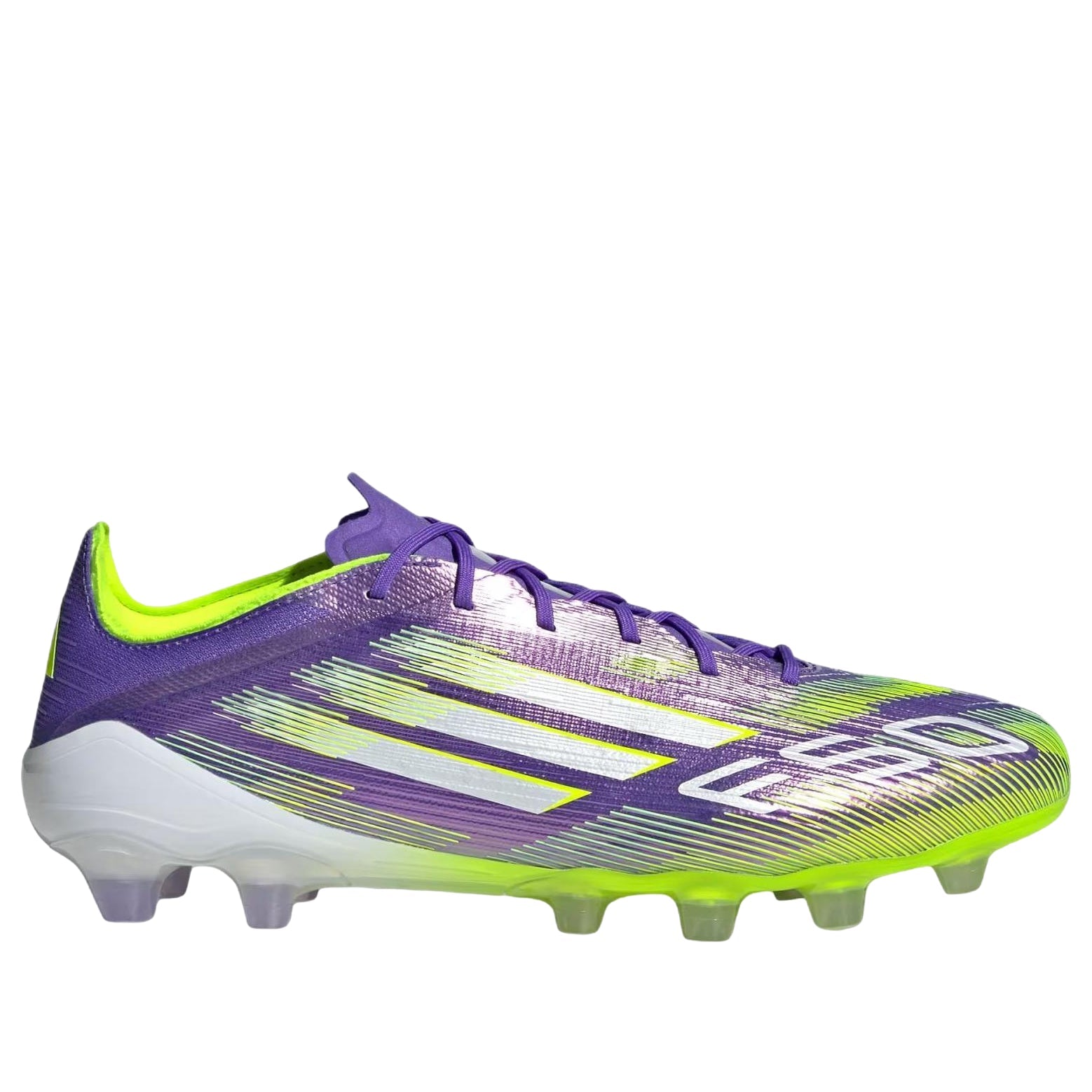 adidas F50 Elite HG/AG 'Purple Rush Cloud White Lucid Lemon' JH7645