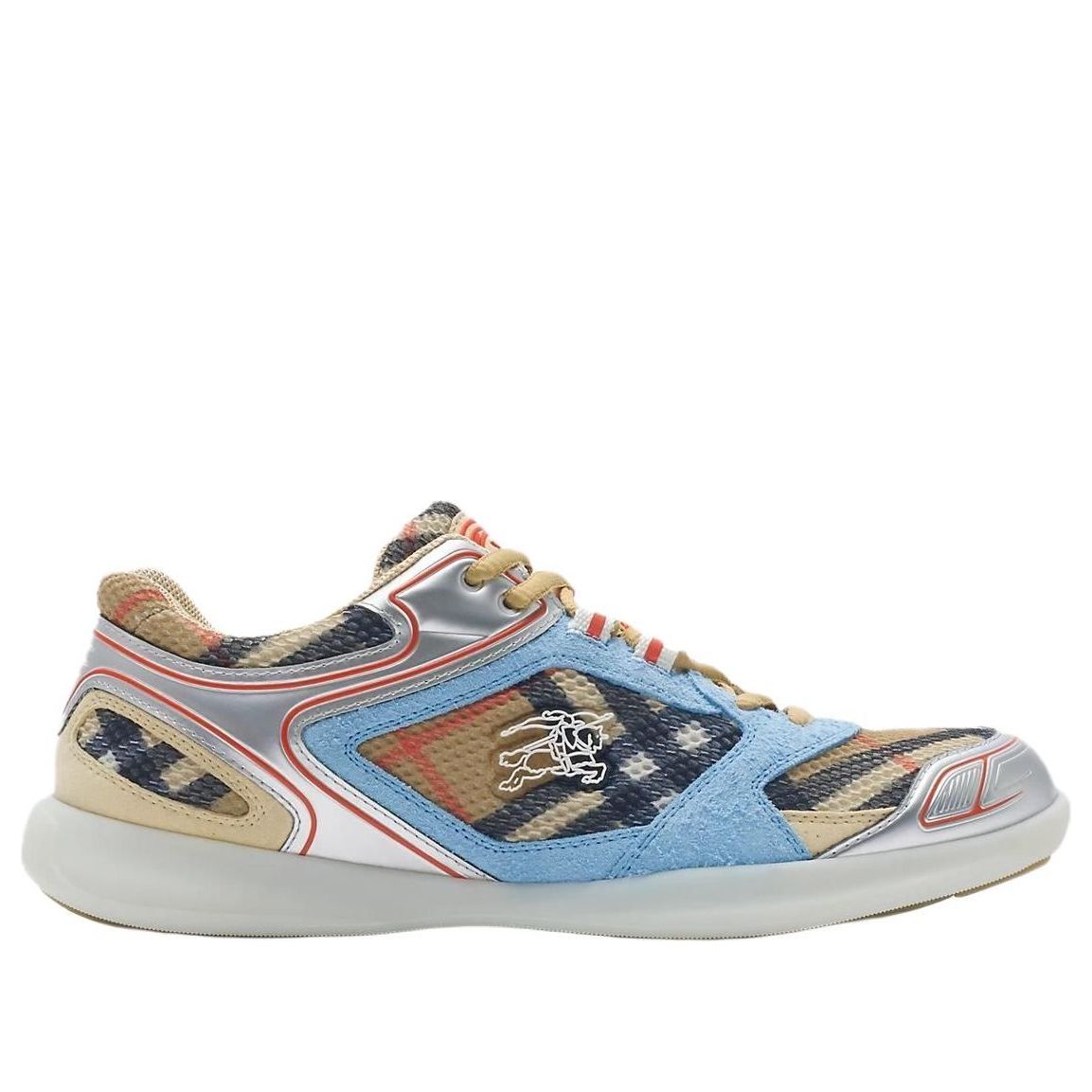 (WMNS) Burberry 25 Check Matrix Sport Sneakers 'Blue' 81118581