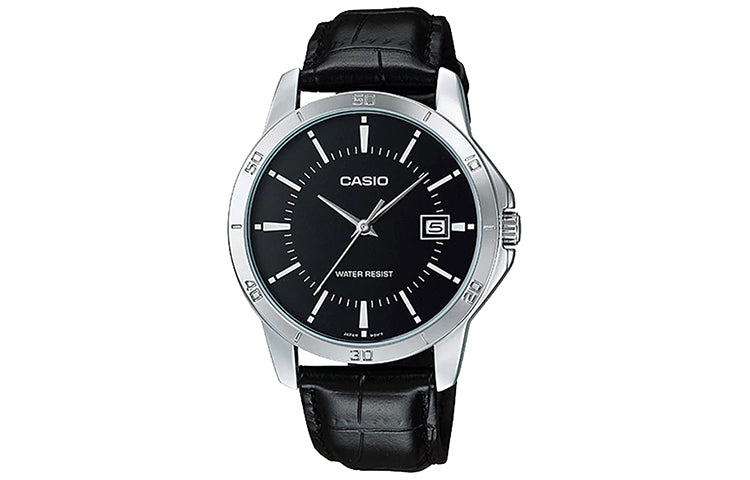 CASIO Quartz Limited Edition Waterproof Mens Black Analog MTP-V004L-1A