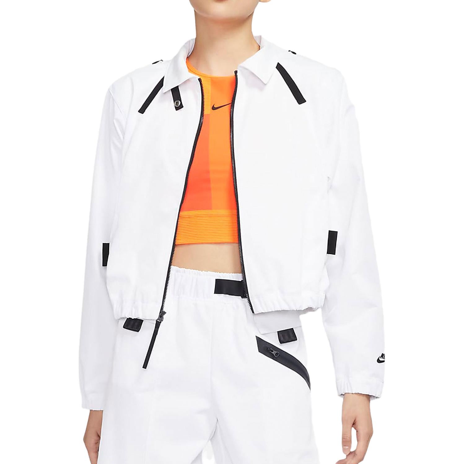 (WMNS) AS W Nike Sportswear DF TP WVN JKT Jacket White DD4609-100