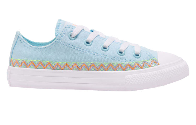 (GS) Converse Chuck Taylor All Star Low 'Friendship Bracelet - Agate Blue' 667786F