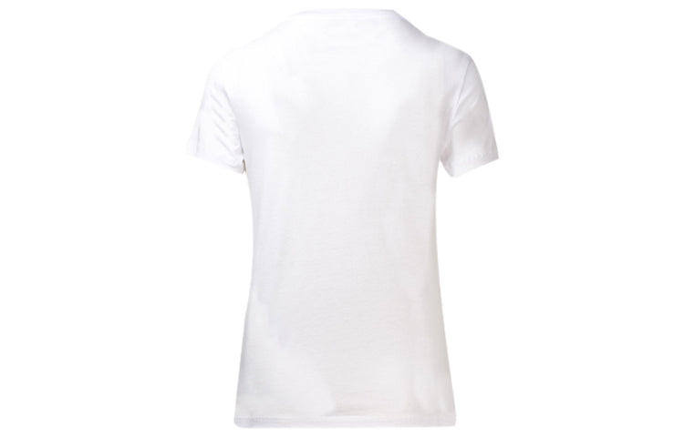 KENZO Alphabet Logo Pattern Round Neck Short Sleeve White FA52TS701990-01