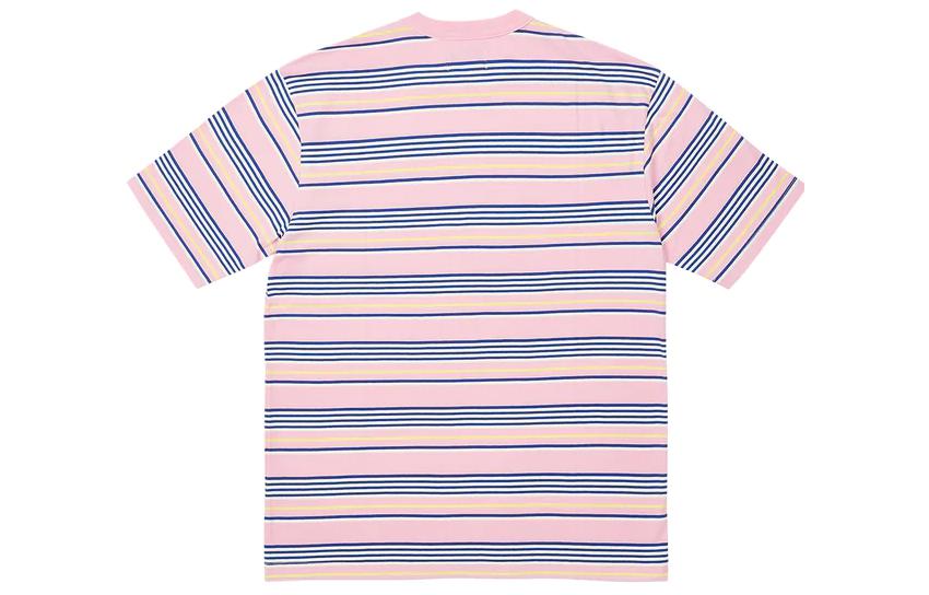 Palace Stripe T-Shirt 'Pink' P24ES028