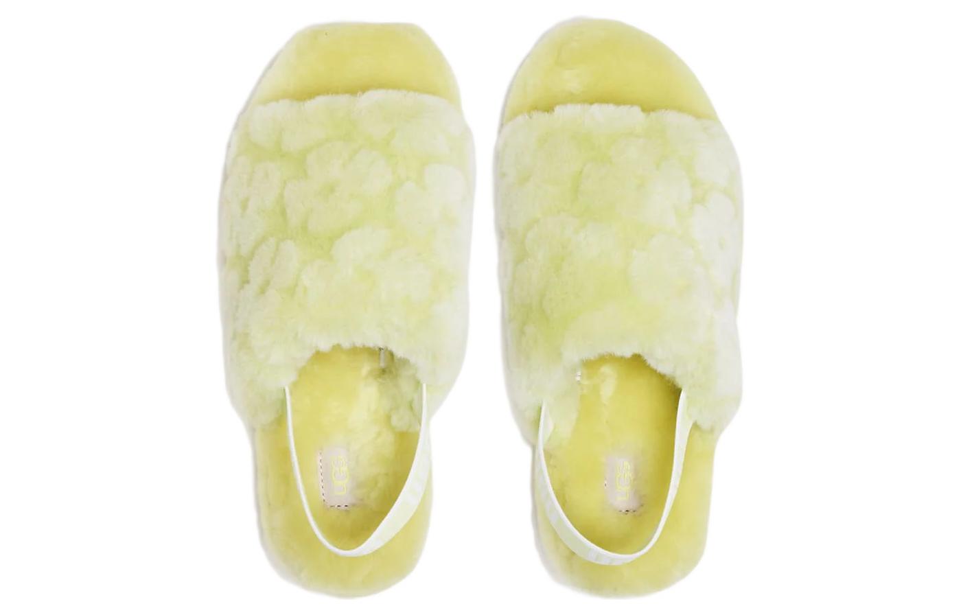 (WMNS) UGG Fluff Yeah Slide Poppy Slipper 'Pollen Poppy' 1118459-PLLN