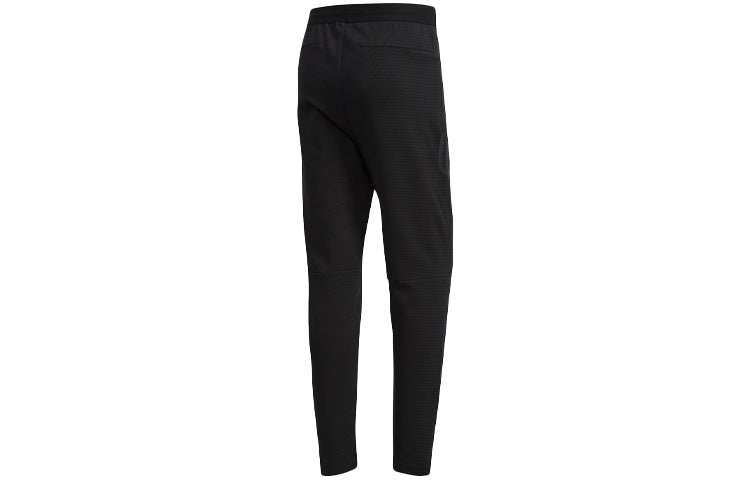 adidas Casual Logo Sports Pants Men's Black FM9335