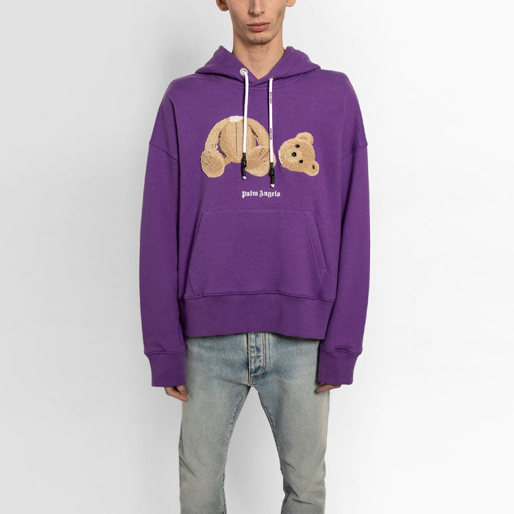 Palm Angels Kill The Bear Popover Hoodie 'Purple' PMBB058E20FLE0033760