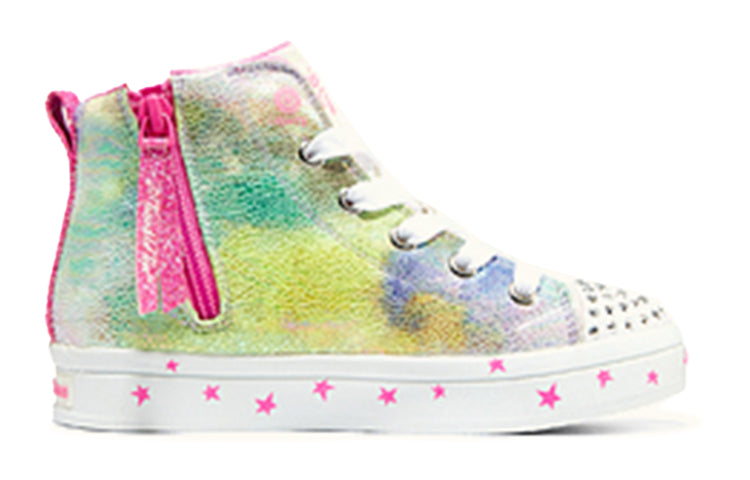 (GS) Skechers TWI-Lites 2.0 Sneaker 'Green Pink White' 314439L-PKMT