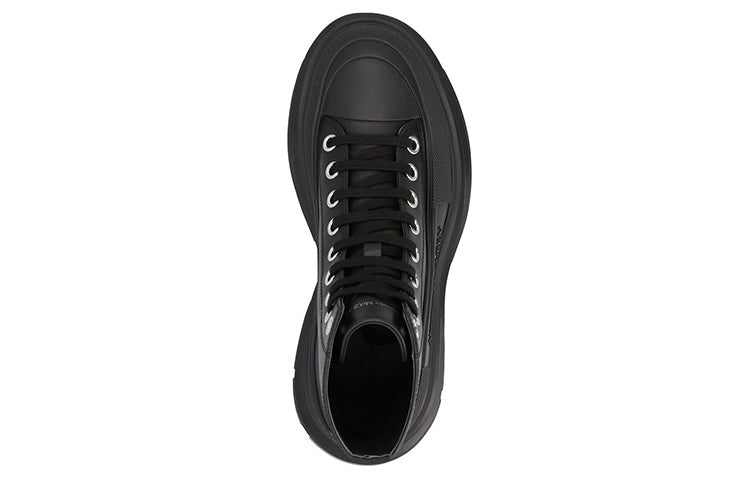 Alexander McQueen Chunky High-top Sneakers 'Black' 702041WHZ621081