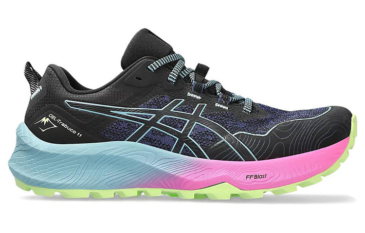 (WMNS) ASICS Gel-Trabuco 11 'Black Gris Blue Gradient' 1012B424-002