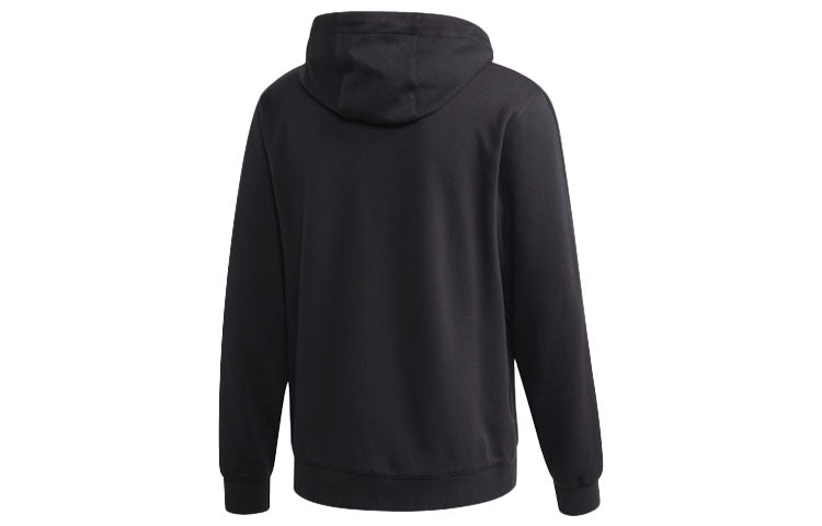 adidas originals Casual Sports Knit Hooded Jacket Black FM3700