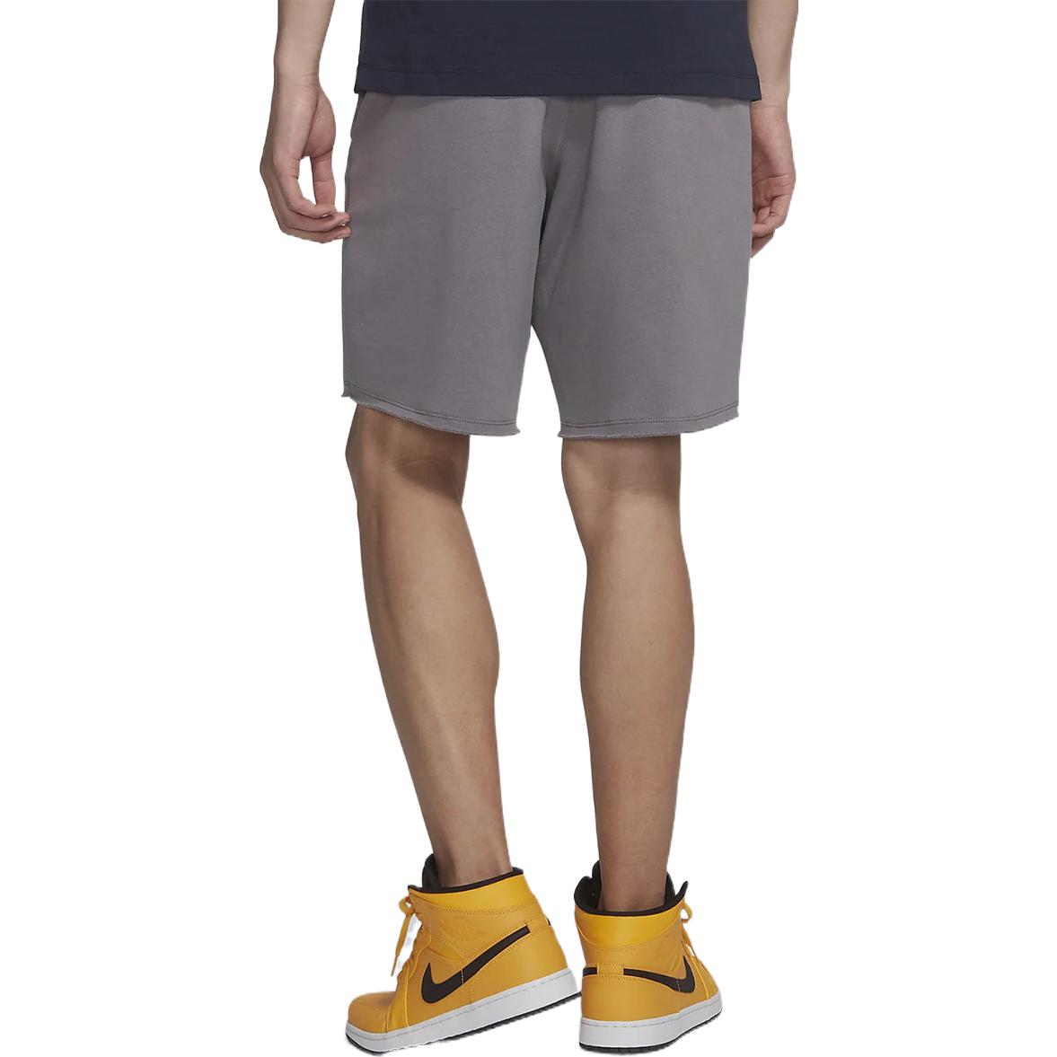 Jordan Solid Color Bronzing Alphabet  Straight Shorts Men's Grey AV0693-086