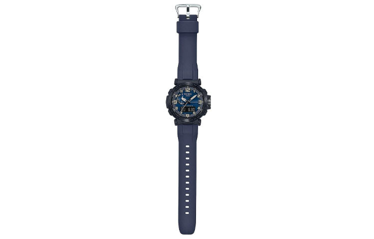 CASIO Waterproof Sports Shockproof Solar Powered Quartz Mens Blue Analog PRW6600Y-2