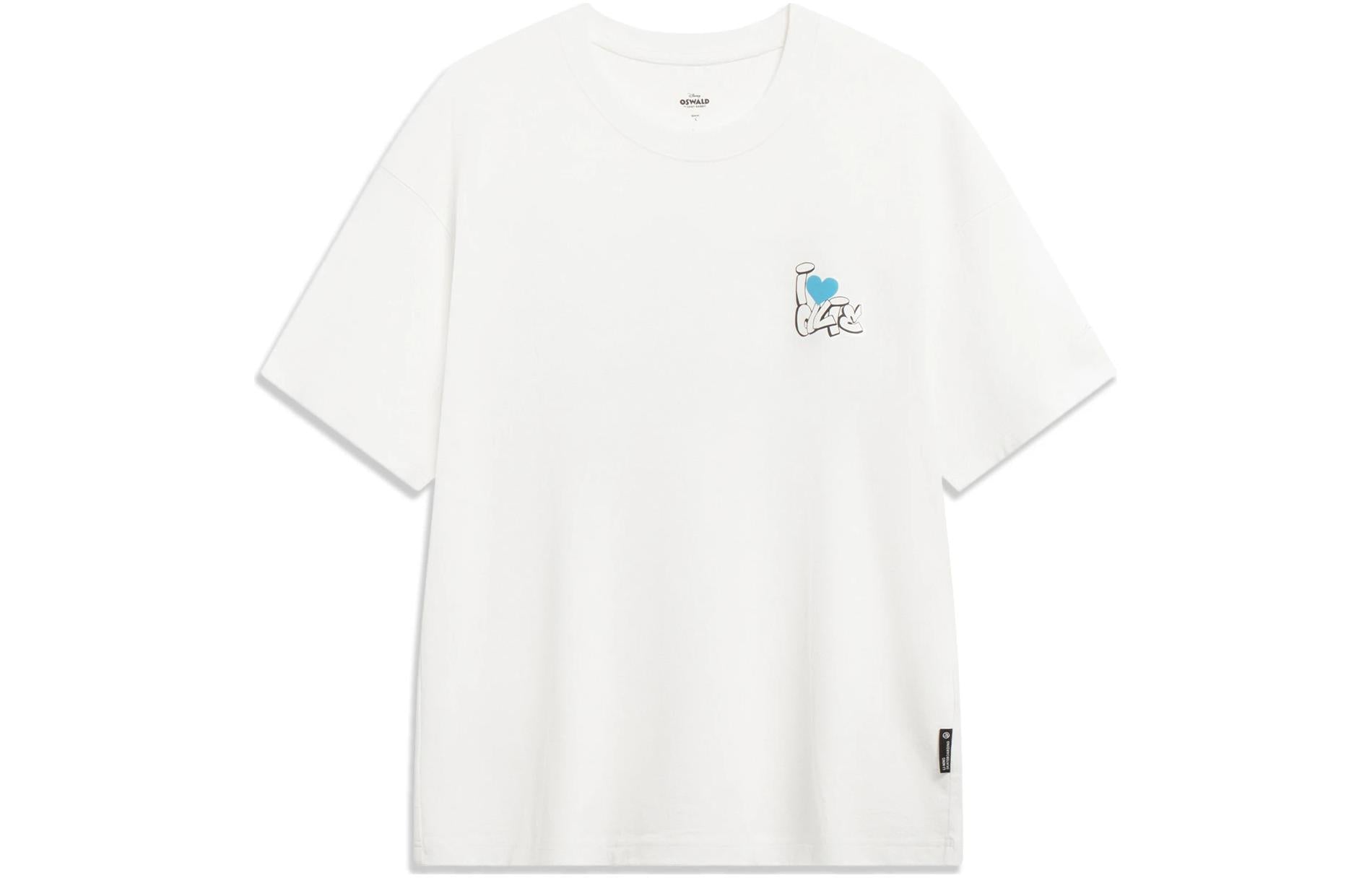 Li-Ning x Disney Oswald Graphic T-shirt 'White' AHST317-5