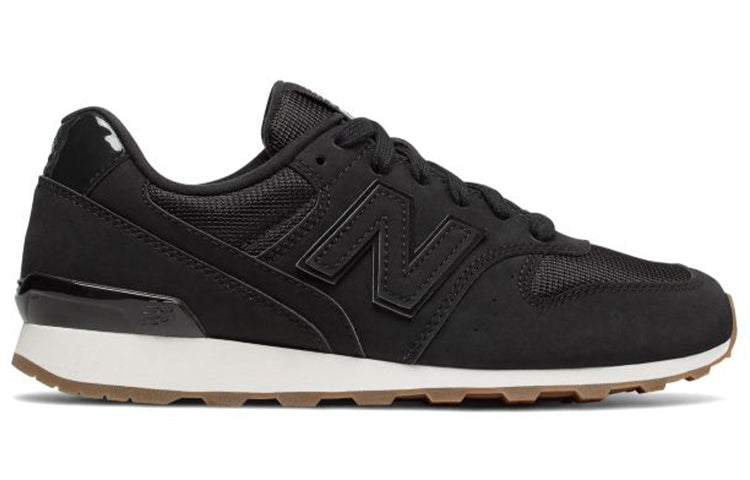 (WMNS) New Balance Nubuck 696 'Black White Brown' WL696SKG