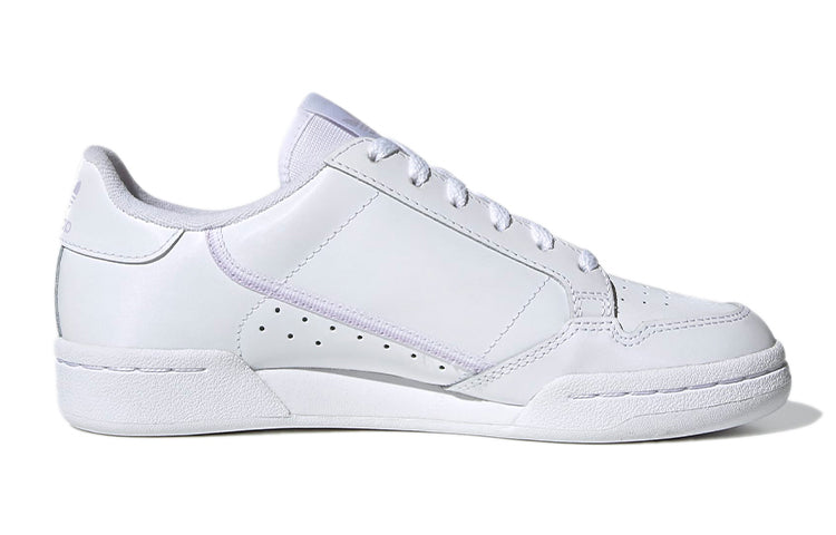 (GS) adidas Continental 80 J 'White Purple' EF5114