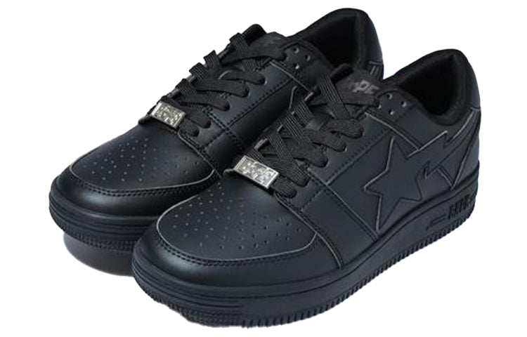 (WMNS) A Bathing Ape Bape Sta Low 'Black' 1G20-291-008-BLCK