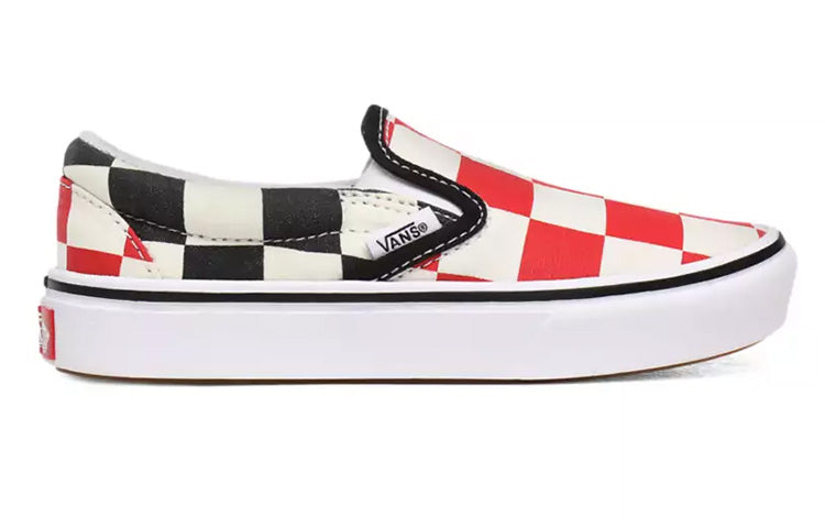 Vans Big Checker Comfycush Slip-on kids Black/Red VN0A4UUBXWD