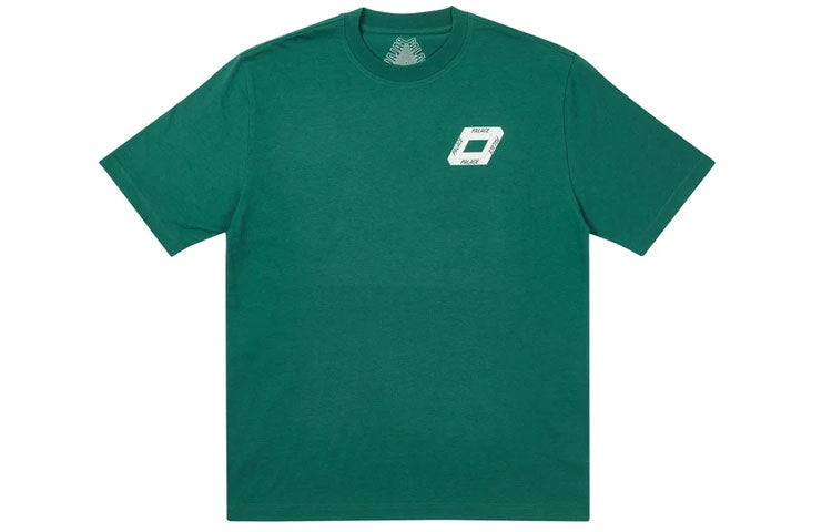 PALACE Dodgy But Lush Green Back Pattern Logo Printing Short Sleeve Unisex P20TS174