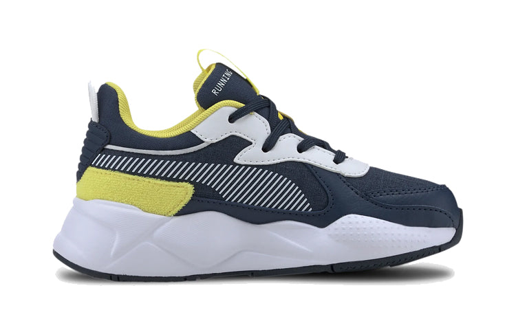 (PS) PUMA Rs-x Collegiate Low-Running Shoes Blue/Yellow 371627-02