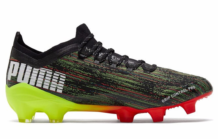PUMA Ultra 1.2 FG AG 'Black Yellow Alert' 106299-02