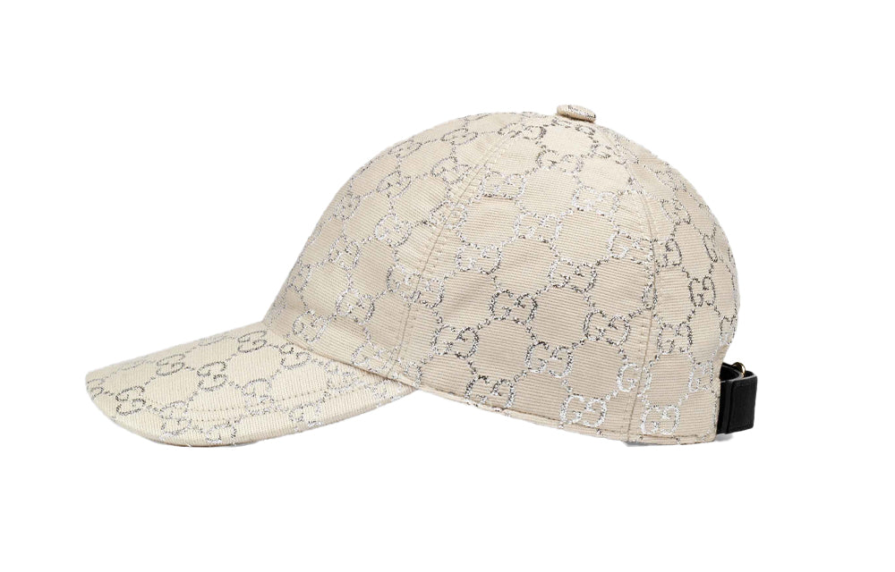(WMNS) Gucci GG Lam Baseball Hat 'White' 631953-3HK75-9060