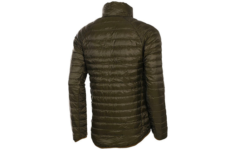 Nike Casual Stand Collar Long Sleeves Down Jacket Green 693530-329