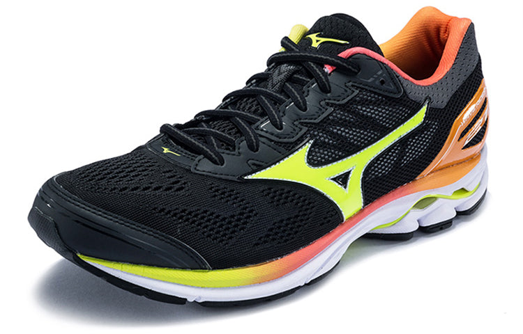 Mizuno Wave Rider 21 'Black Neon Green' J1GC180844