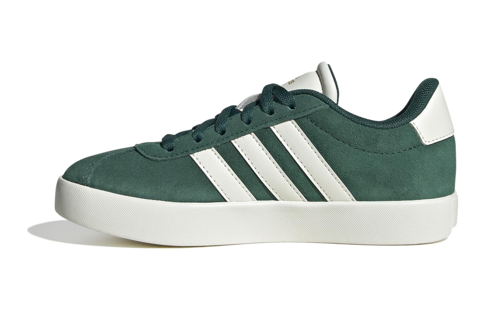 (GS) adidas VL Court 3.0 'Green Beige Gold' ID6309