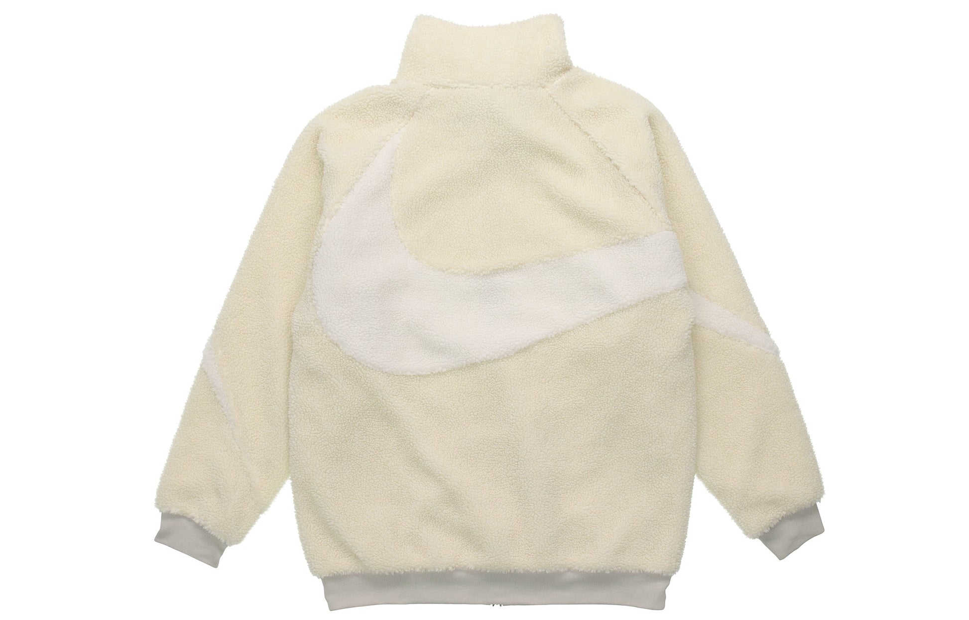 Nike Big Swoosh Reversible Boa Jacket (Asia Sizing) 'Cream White' BQ6546-070