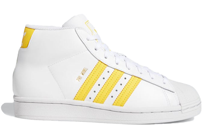 (GS) adidas originals Pro Model J 'White Yellow' FV4982