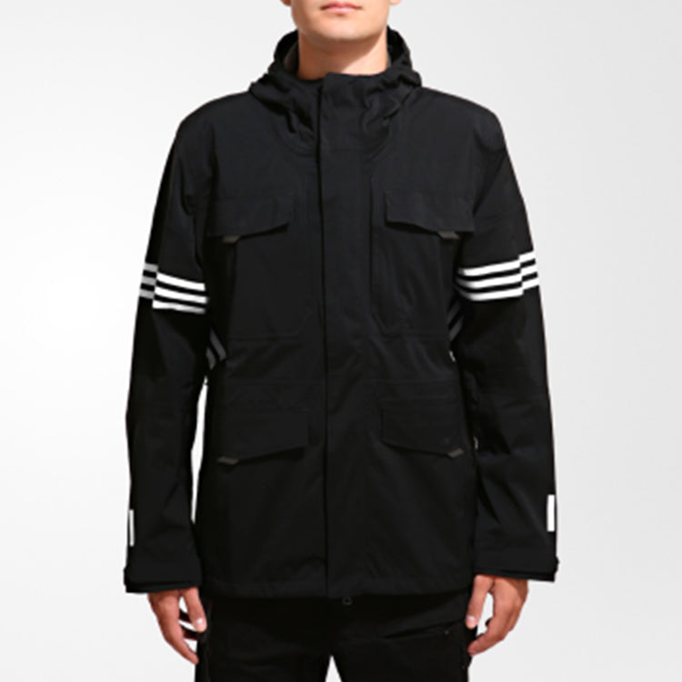 adidas originals x White Mountaineering Hooded Jacket Black BQ4063
