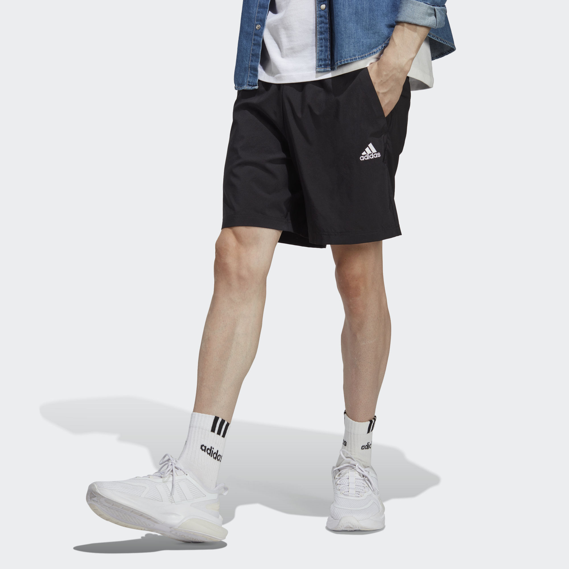adidas AEROREADY Essentials Chelsea Small Logo Shorts 'Black' IC9392