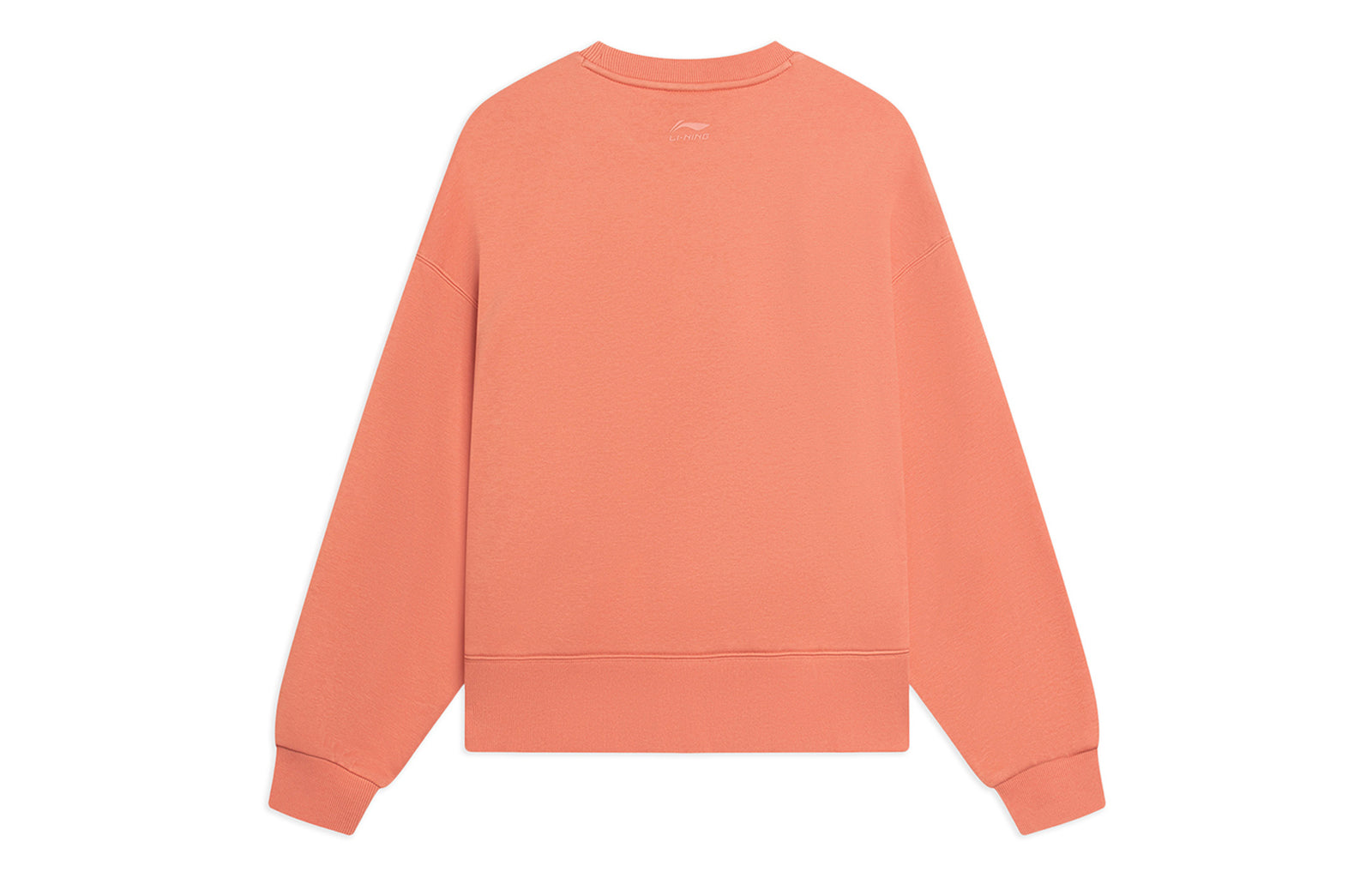 (WMNS) Li-Ning Embroidered Logo Sweatshirt 'Orange' AWDSF70-3
