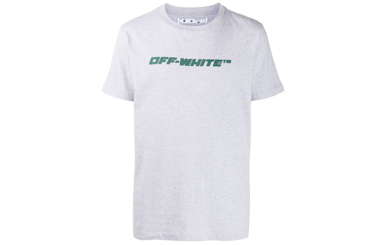 Off-White FW20 Trellis Worker Logo Printed Men Grey OMAA027E20JER0160855