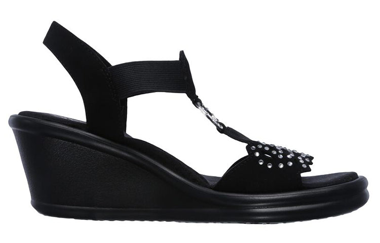 (WMNS) Skechers Rumblers Queen B 38558-BLK
