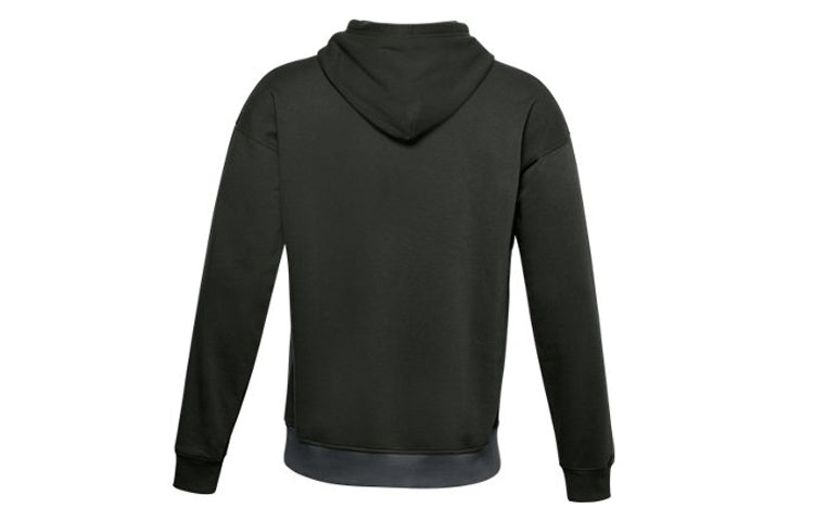 Men's Under Armour Rival Colorblock Training Sports Fleece Green 1357098-310