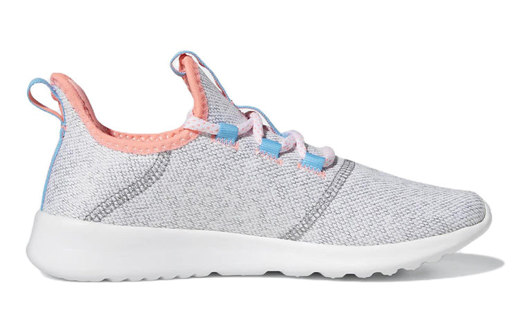 (GS) adidas Cloudfoam Pure Slip-On J 'White Acid Red' GY6589