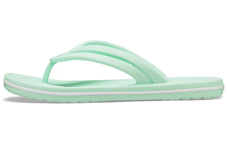 (WMNS) Crocs Flip-Flops Mint Green 206100-3TI