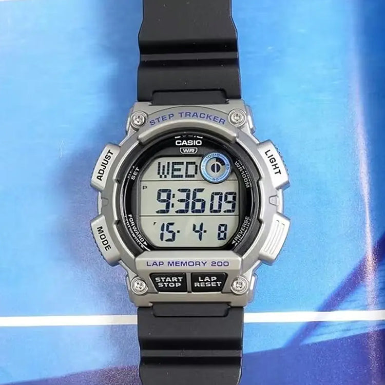CASIO G-Shock Digital 'Black Silver' WS-2100H-1A2V
