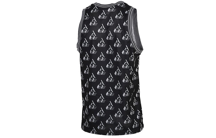 Nike Giannis Monogram Vest Asia Sizing 'Black White' CK6223-010