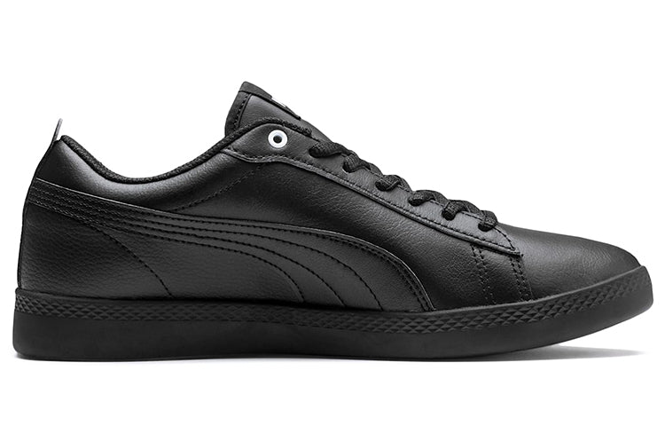 (WMNS) PUMA Smash v2 Leather 'Black' 365208-03
