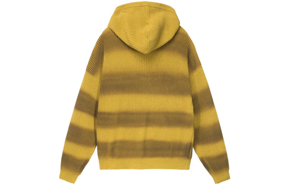 Stussy Spray Dyed Hoodie 'Yellow' 117149