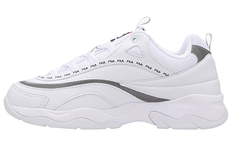 FILA Ray Tapey Tape Low Top Clunky Shoes White FS1SIB1171X_WWT
