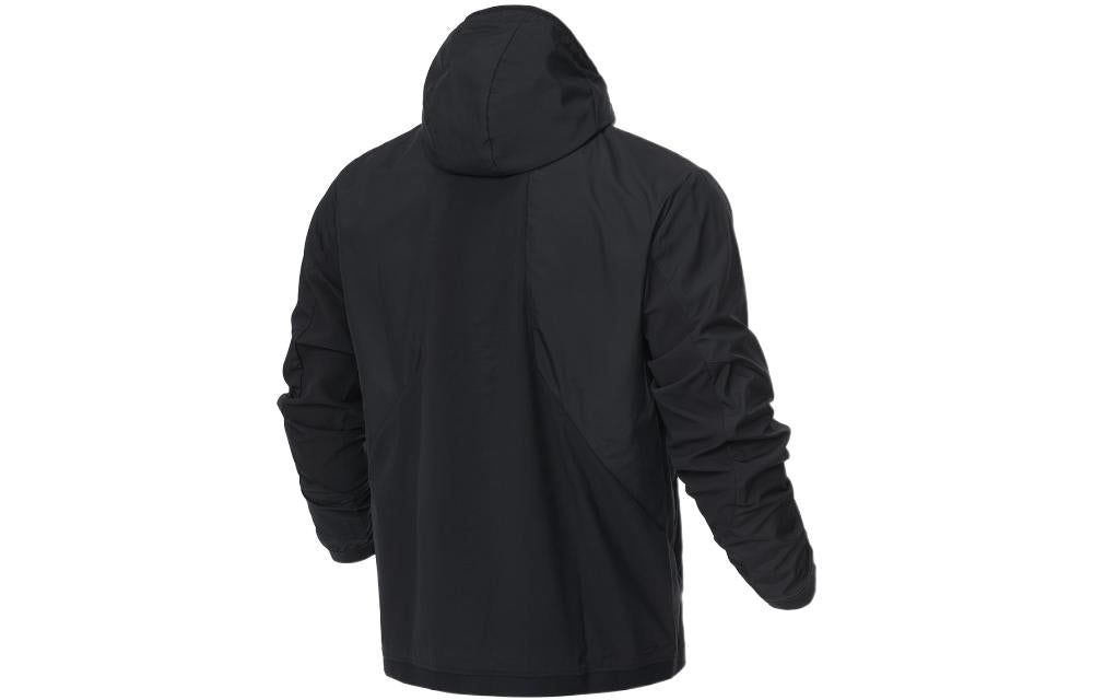 New Balance R.w. Tech Color Block Hooded Jacket Asia Sizing 'Black' AMJ21044-BK