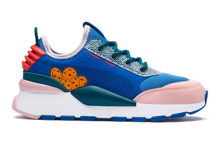 (GS) PUMA Sesame Str 50 RS-0 Jr Running Shoes Blue/Pink/White 369042-01