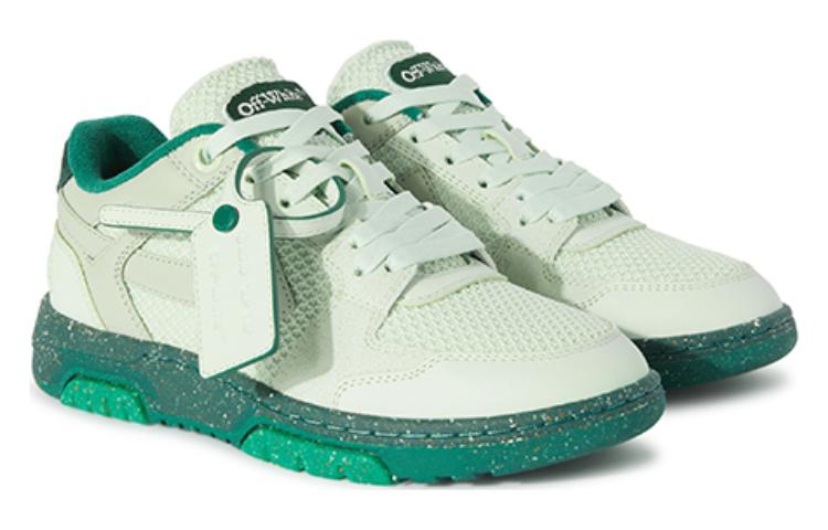 (WMNS) Off-White Slim Out Of Office Low-Top Sneaker 'Green' OWIA276F23LEA0015057